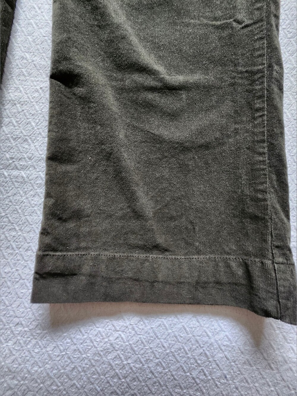 MEXX Straight Leg Olive Green Corduroy Feel Women's Pants. Size Large. NWT - Picture 5 of 15